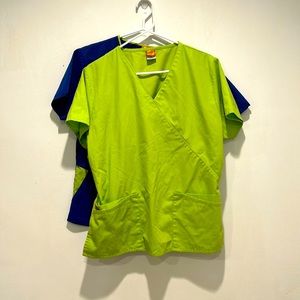 Set of Two Radiance Scrub Tops